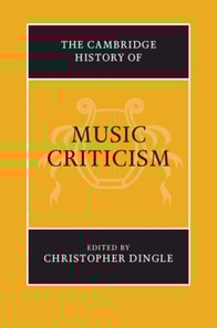 Cambridge History of Music Criticism