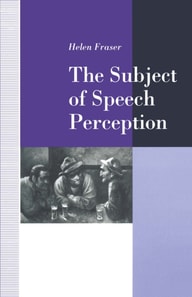 Subject of Speech Perception