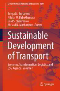 Sustainable Development of Transport