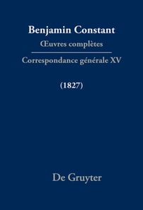 Correspondance générale 1827
