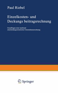 Einzelkosten- und Deckungsbeitragsrechnung