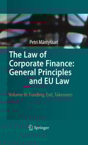 Law of Corporate Finance: General Principles and EU Law