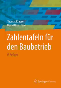 Zahlentafeln für den Baubetrieb