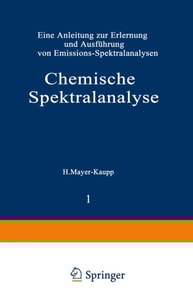 Chemische Spektralanalyse