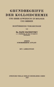 Grundbegriffe der Kolloidchemie