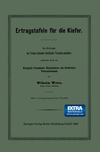 Ertragstafeln für die Kiefer