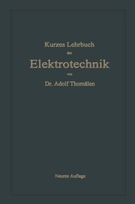 Kurzes Lehrbuch der Elektrotechnik