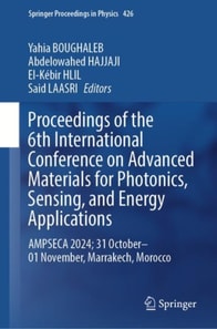 Proceedings of the 6th International Conference on Advanced Materials for Photonics, Sensing, and Energy Applications