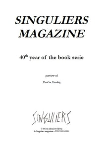 Singuliers Magazine : 40th Year of the Book Serie