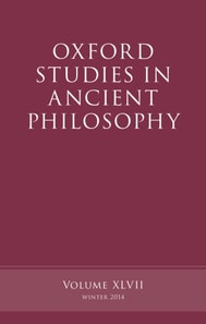 Oxford Studies in Ancient Philosophy, Volume 47