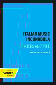 Italian Music Incunabula