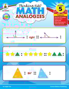 Thinking Kids'(TM) Math Analogies, Grade 5