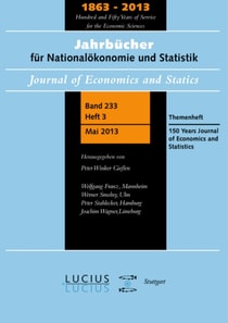 150 Years Journal of Economics and Statistics