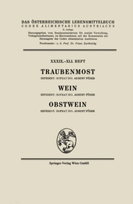 Das österreichische Lebensmittelbuch