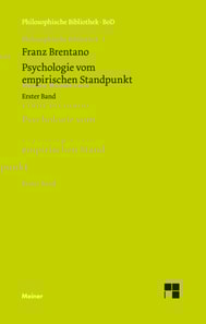 Psychologie vom empirischen Standpunkt. Erster Band