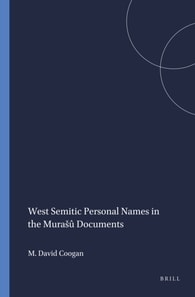 West Semitic Personal Names in the Murasu Documents