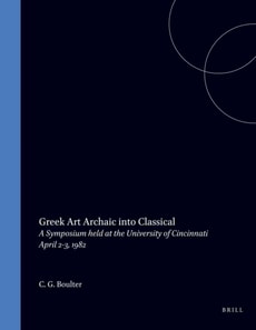 Greek Art. Archaic into Classical