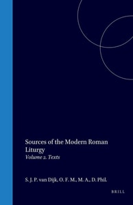 Sources of the Modern Roman liturgy