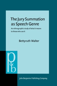 Jury Summation as Speech Genre