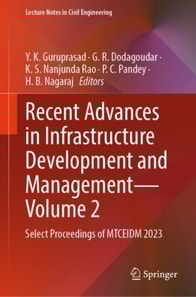 Recent Advances in Infrastructure Development and Management - Volume 2