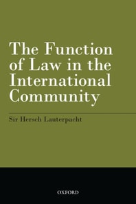 Function of Law in the International Community