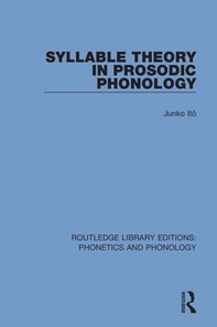 Syllable Theory in Prosodic Phonology
