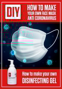 DIY How to Make Your Own Face Mask Anti Coronavirus. How to Make Your Own Desinfecting Gel