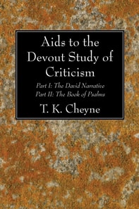 Aids to the Devout Study of Criticism
