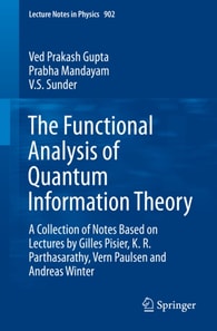 Functional Analysis of Quantum Information Theory