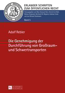 Die Genehmigung der Durchfuehrung von Großraum- und Schwertransporten