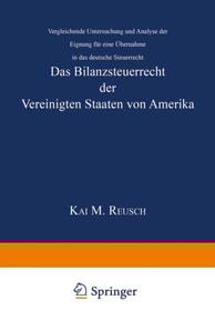 Das Bilanzsteuerrecht der Vereinigten Staaten von Amerika