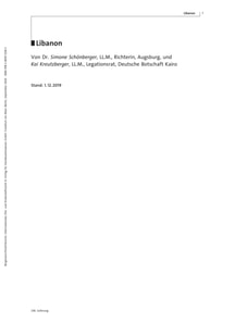 Familienrecht Libanon