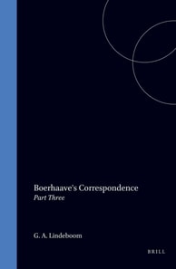Boerhaave's Correspondence