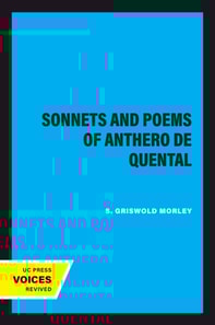 Sonnets and Poems of Anthero de Quental
