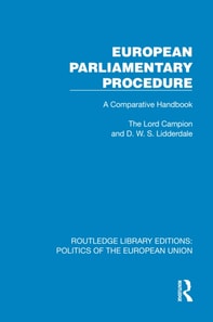 European Parliamentary Procedure