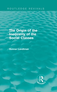 Origin of the Inequality of the Social Classes
