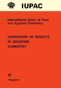 Expression of Results in Quantum Chemistry