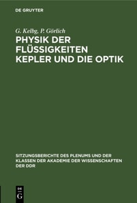 Physik der Flussigkeiten Kepler und die Optik