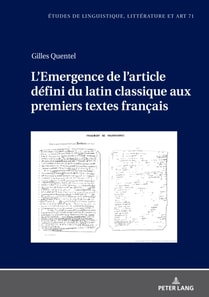 L'Emergence de l'article défini du latin classique aux premiers textes français