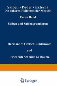 Salben · Puder · Externa. Die äußeren Heilmittel der Medizin