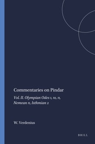 Commentaries on Pindar