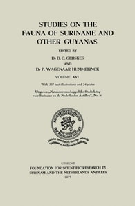 Studies on the Fauna of Suriname and other Guyanas
