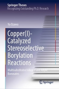 Copper(I)-Catalyzed Stereoselective Borylation Reactions