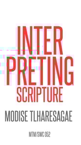 Interpreting Scripture