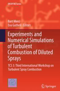 Experiments and Numerical Simulations of Turbulent Combustion of Diluted Sprays