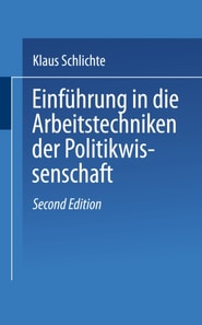 Einführung in die Arbeitstechniken der Politikwissenschaft