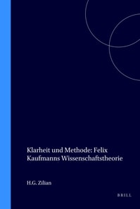 Klarheit und Methode: Felix Kaufmanns Wissenschaftstheorie