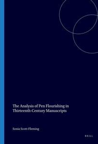 Analysis of Pen Flourishing in Thirteenth-Century Manuscripts