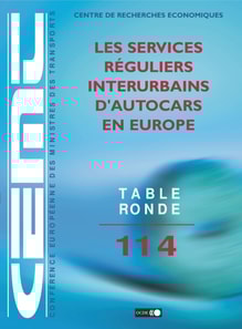 Tables Rondes CEMT Les services reguliers interurbains d'autocars en Europe