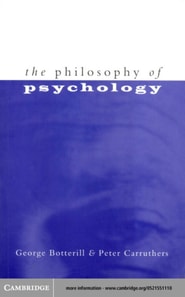 Philosophy of Psychology